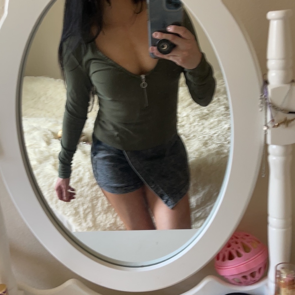 Zipper blouse